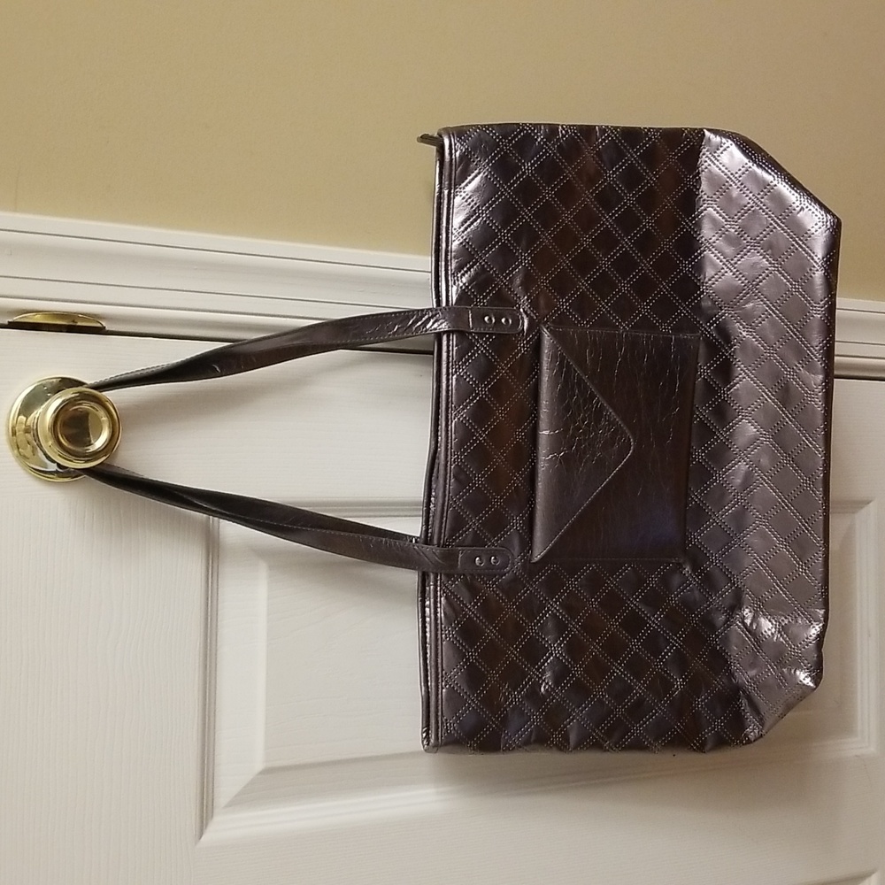 Bath & Body Works pewter tote bag